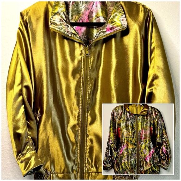 Reversible Vintage Rafael oversized bomber jacket ❤️🔥 small - Picture 1 of 8